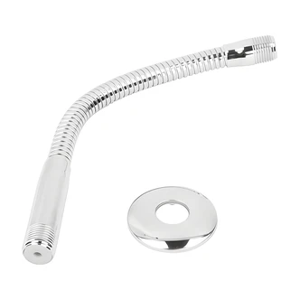 Homewerks Flex Shower Arm/Flange, 4.5 W x 13 H, Chrome