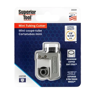 C.H. Hanson Mini Tubing Cutter, 1/8 in to 5/8 in, Copper, Aluminum, Stainless Steel Rollers, Corrosion Resistant