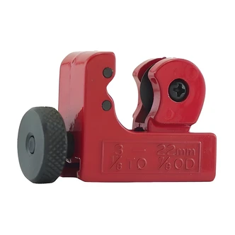 Great Neck Miniature Tubing Cutter, Red, Rustproof Finish, 1/8 in-7/8 in Capacity