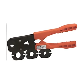 Cash Acme PEX Crimp Ring Tool Kit, Multi-Head, 3/8 in to 1 in, Go/No-Go Gauge, 6 in Handle