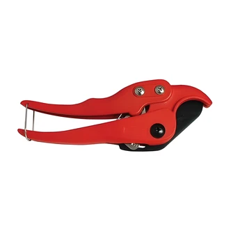 Plumb Pak PVC Pipe Cutter, Compact, 1-1/4 in Diameter, Safety Latch, Replaceable Blade
