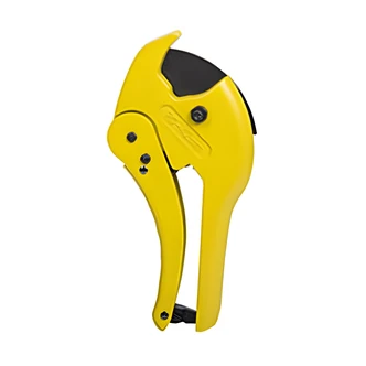 Gardner Bender Ratchet PVC/Poly Pipe Cutter, 1-1/4 in, Stainless Steel Blade