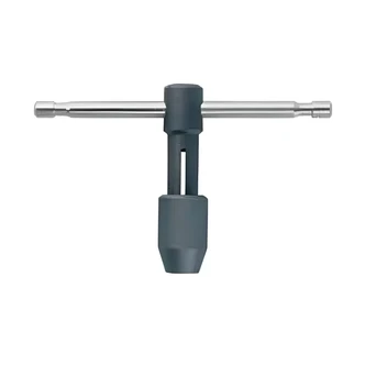 Irwin Tap Wrench, T-Handle, #2E, Adjustable, Extended Handle, For Taps