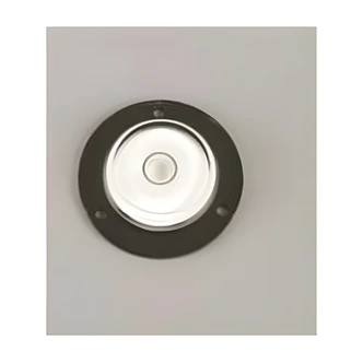 Great Neck Bull's Eye Circular Level, Orbit Surface Level, Clear Plastic, 6.75" x 2.75" x 0.5"