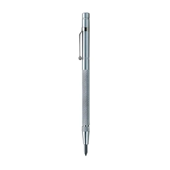 General Tools Tungsten Carbide Scriber, Pocket Clip, Reversible Point, Replaceable Point, Aluminum Handle