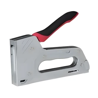 Arrow Fastener Heavy Duty Staple Gun, Steel, Manual, Chrome-Plated, Soft Grip, Uses T50 Staples