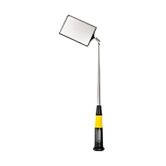 General Tools Telescoping Mirror, 2" x 3", Rectangular, Stainless Steel Wand, 9-1/4" to 30"