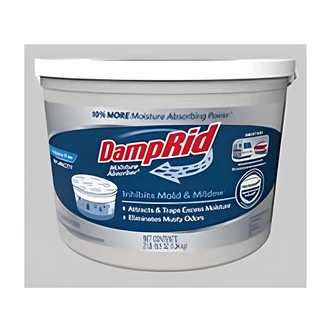 Damprid Moisture Absorber, High Capacity, Moisture-Lock, 5.25 lb, 9.5W x 18D x 7.25H in