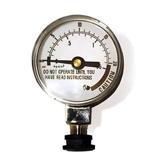 Presto Steam Gauge With Adapter, Black Rubber Adapter, Fits Pressure Canner Models, 4 x 2 x 4 in