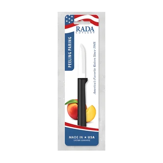 Rada Peeling Paring Knife, Black