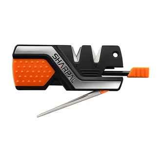 Sharpal 6-In-1 Pocket Knife Sharpener, Survival Tool, Fire Starter, Whistle, Diamond Rod, 4.5 W x 1 D x 6.5 H