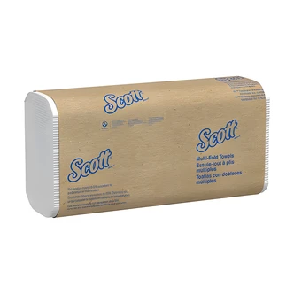 Scott Multifold Paper Towels, White, 250/PK, 16/CS