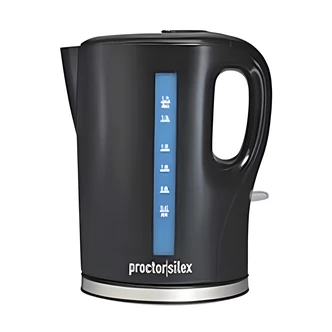 Weston Cordless Electric Kettle, Automatic Shutoff, Boil-Dry Protection, Dual Water Windows, 1500 W, 7 W x 7 D x 10 H