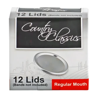 Gossi Regular Mouth Canning Lids, 12/PK