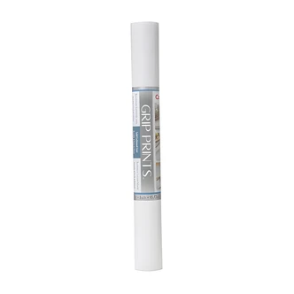 Con-Tact Grip Prints Shelf Liner, White, Non-Adhesive, 7.5 In x 18.5 In, 6/CS