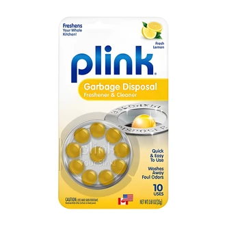 Iron Out Plink Garbage Disposal Cleaner, Lemon Scent, 10 Uses