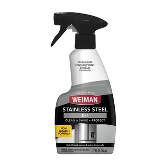 Weiman Stainless Steel Cleaner And Polish Spray, 1.5 x 4 x 9 in, 1 EA