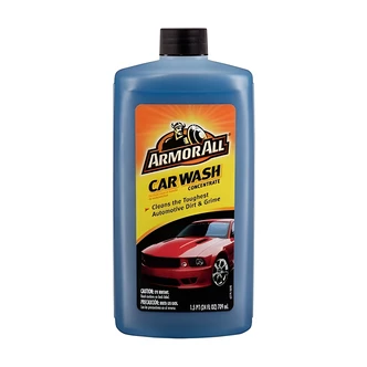 Armor All Car Wash Concentrate, 24 oz, Spot Free Shine, Cold Water Formula, Safe For All Finishes