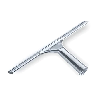 Ettore Original Squeegee, 12 in, Aluminum, Streak-Free Rubber, For Glass, Mirrors, Click-Lock System
