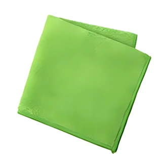ACA Enterprises Microfiber Towel, Green, 12/PK, 12 in