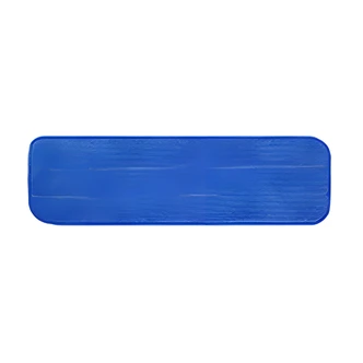 ACA Enterprises Superior Mop Pads, 18 in, Microfiber, Velour, Blue