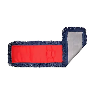 ACA Enterprises Knuckle Buster Microfiber Pocket Dust Mop, 10 W x 31 H, Red Canvas Back