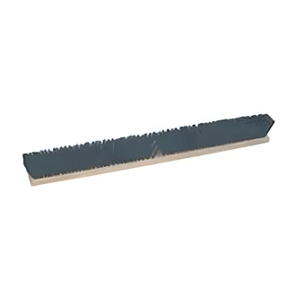 Birdwell Cleaning Products Push Broom Head, Hard Poly, Black, 3 in Trim, 36 in W