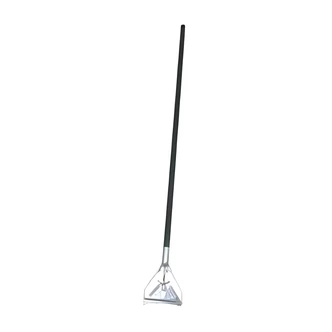 Birdwell Cleaning Products Quick-Change Mop Handle, 1-1/8 x 60 in, Metal, Vinyl-Coated