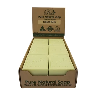 Value Max Products French Pear Natural Bar Soap, 3.5 oz, French Milled, 12/CS