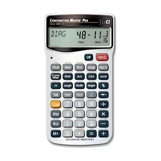 Calculated Industries Construction Pro Trig Calculator, Feet-Inch-Fraction, Full Trigonometric Functions, Armadillo Case