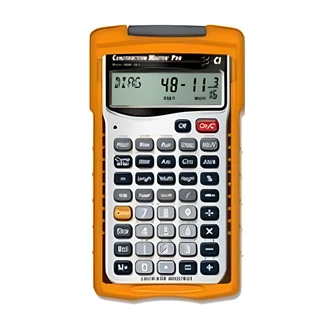 Calculated Industries Construction Master Calculator, Feet-Inch-Fraction, Metric, Armadillo Case