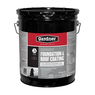 Black Jack Liquid Asphalt Non-Fibered Roof Coating & Primer, Black, 6/CS