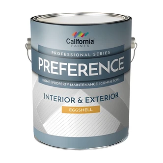 California Products Preference Interior Exterior Eggshell Paint, Neutral Base