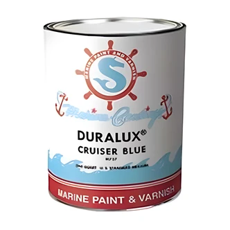 California Products Duralux Marine Enamel, Gloss, Cru/Blue