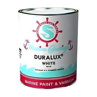 California Products Duralux Marine Enamel Paint, Gloss White, 1 Qt