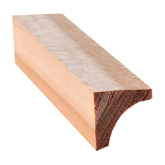 Cindoco Wood Products Cove Moulding, Pine, 11/16" W x 11/16" D x 96" H