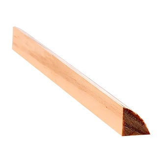 Cindoco Quarter Round Moulding, Finger Jointed, 8 ft, 1/2 in x 1/2 in, Wood