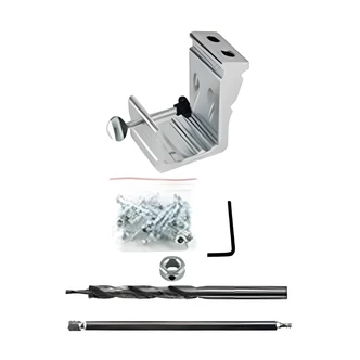 General Tools Pocket Hole Jig Kit, Bench-Mount, Clamping System, Heavy Duty Aluminum