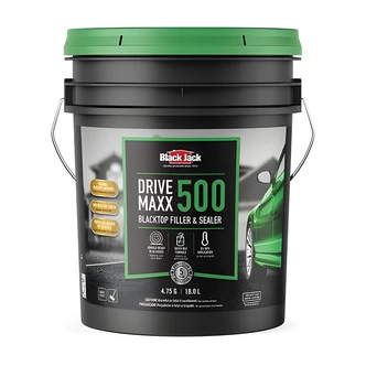 Black Jack Drive-Maxx 500 Blacktop Filler, Sealer, 5 Gal, 5-Year, Black