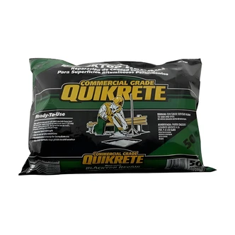 Quikrete Blacktop Asphalt Patch, 50 lb, Cold Weather Pliable, Low VOC, DOT Approved