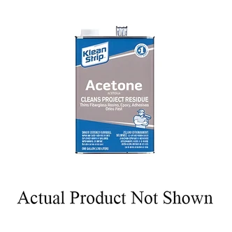 Klean-Strip Acetone, Cleaner, Low-VOC, 1 qt, 6/CS