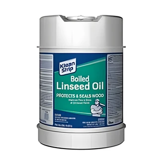 Klean-Strip Boiled Linseed Oil, 5 gal, Hand-Rubbed Finish, Protects Unfinished Wood