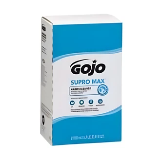 GOJO Supro Max Hand Cleaner, Non-Drying, Walnut Scrubbers, Sanitary Sealed Refill, 8" W x 11.25" D x 9" H