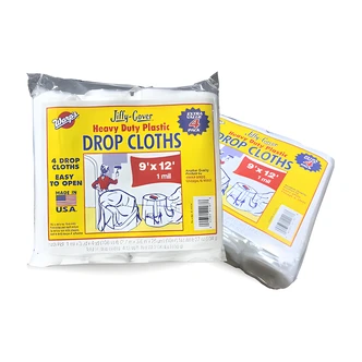Warp's Drop Cloth, Value Pack, 1 Mil, 9 ft x 12 ft, 4/CT