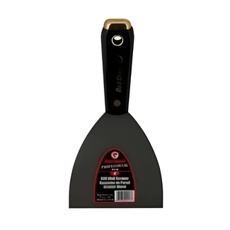 Red Devil 5" Flex Taping Knife, Black Nylon Handle, High-Carbon Steel Blade