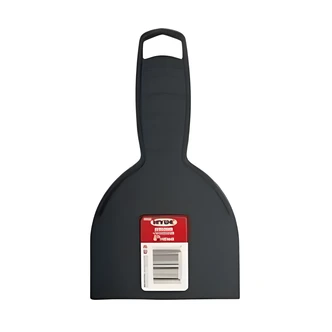 Hyde Tools Plastic Joint Knife, Economy Series, 4 in Spreader, One-Piece Polypropylene, Reinforced Handle