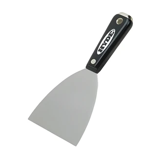 Hyde Flex Joint Knife, Black/Silver, 4 in Blade, High Carbon Steel, Nylon Projection-Interlock Handle, Full Tang