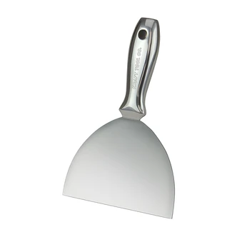 Kraft Tool Putty Knife, Stainless Steel, 4 in, Comfort Grip Handle