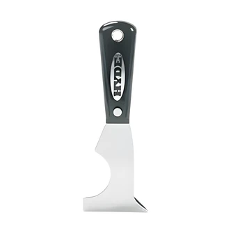 Hyde 5-In-1 Painters Tool, Black/Silver, High Carbon Steel Blade, Nylon Handle, 2-1/2 In Scraper Blade