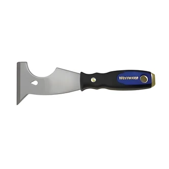 Hyde 6-In-1 Painter's Tool, Black/Silver, 2-1/2 In Scraper Blade, Nylon Handle